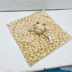 Carter Giraffe Lovey Plush Security Blanket w/Pacifier Holder Baby Animal Toy